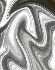 Fototapeta premium Abstract grayscale marble swirls