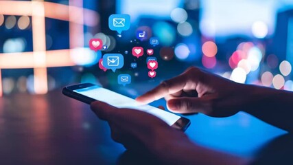 Engaging on Social Media: Hands-on Smartphone Interaction with Floating Notifications, Lights, and - Powered by Adobe