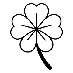  line art yellow wood-sorrel vector 