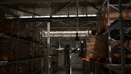 倉庫　沈黙の機械