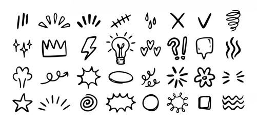 Expression sign hand drawn do...