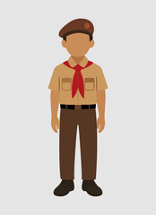 illustration of boy scouts