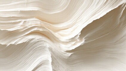 Obraz premium Creamy white canyon rock layers, abstract texture background