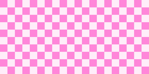 Illustration of a seamless pink plaid background