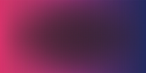 Colorful Pixelated Halftone Pattern with Vibrant Gradient Hues