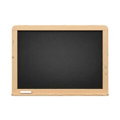 blank blackboard isolated on white
