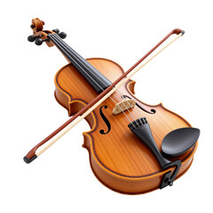 Fototapeta premium Melodic performance with a violin musical studio instrument showcase artistic environment close-up view creative concept