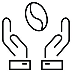 Coffee Beans in Hands