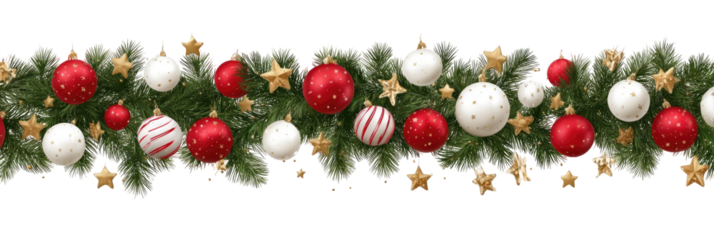 Festive Christmas garland