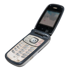 Watercolor Vintage flip black technology element isolated on transparent background