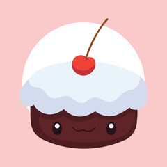 Flat Vector Dessert Illustration