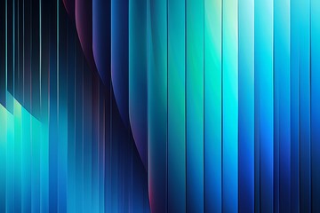 Fototapeta premium Abstract Vertical Lines Background with Gradient Colors in Blues and Greens for Modern Design and Presentations