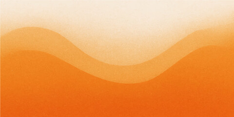 Abstract orange sand and wave background with smooth curves and summer texture
