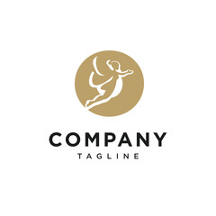 Letter O Fairy Logo Icon Vector