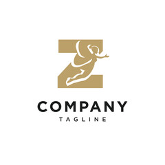 Letter Z Fairy Logo Icon Vector