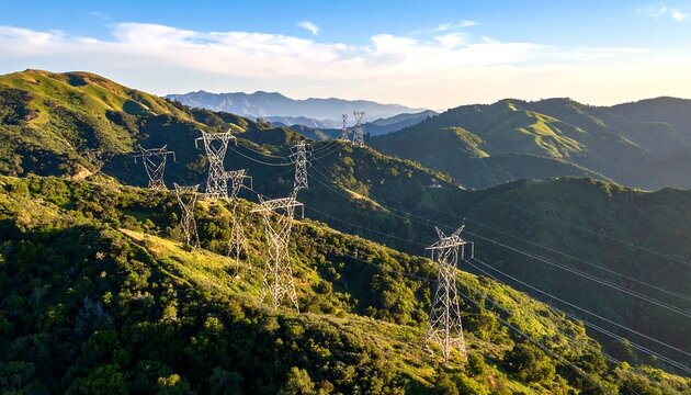 Mountain Power Lines
