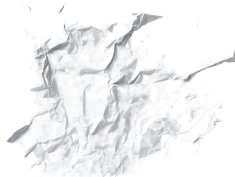 Abstract crumpled white paper - Powered by Adobe
