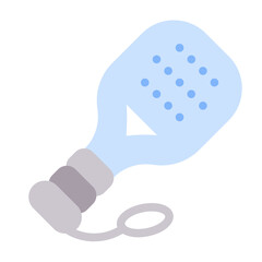 padel racket icon with flat style