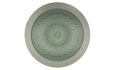 modern fountain