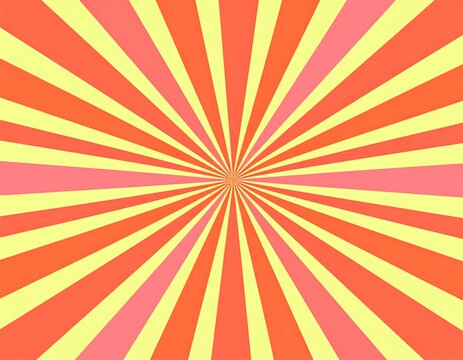 Radiant sunburst pattern