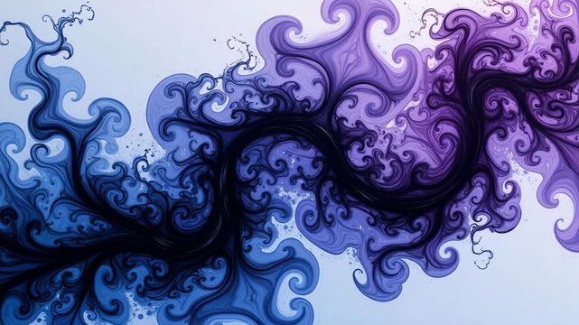 abstract blue background with swirls