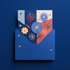 Fototapeta premium celebration greeting card design