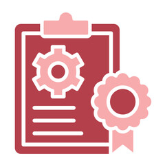 Badge-Check red Icon