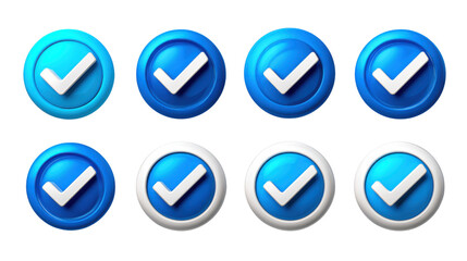Approved Badge Icons: A collection of stylized approved badge icons, meticulously crafted to represent verification and endorsement.