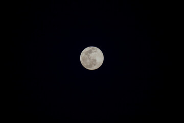 A February full moon also known as full snow moon. © Romar66
