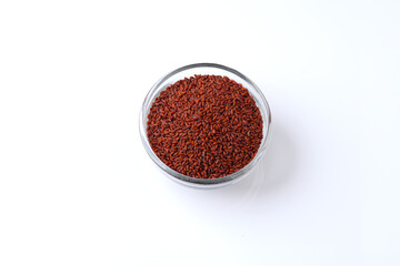 Indian food called aliv isolated on white background 