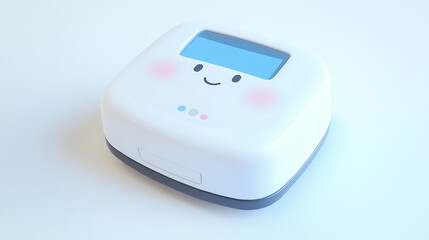 a single cute 3D kawaii design kids background