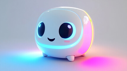 a single cute 3D kawaii design kids background