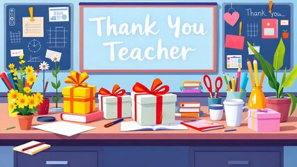 thank you teacher gifts school classroom desk supplies