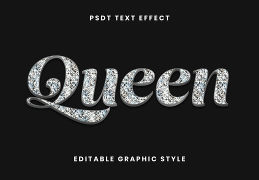 Jewelry Font Diamond Luxury Sparkling Text Effect 