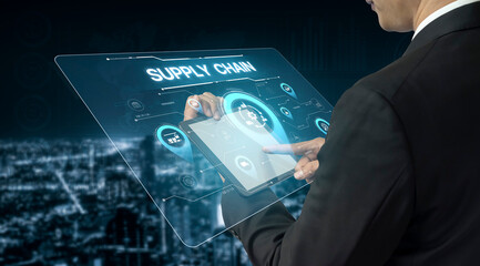 Supply chain processes with data-driven logistics, transportation, and distribution. enhances operations. Supply chain improves efficiency. Supply chain integrates logistics and delivery. Spline