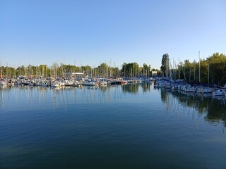 Fototapeta premium boats in the harbor