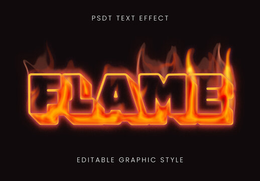 Fire Flame Text Effect