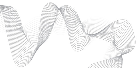 Abstract 3D rendered illustration of a blue wavy line vector pattern for a digital technology background and texture wallpaper