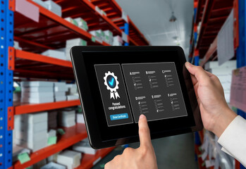 Online product certification, marking a key achievement. Demonstrates commitment to quality and trustworthiness by having product certification passed. brisk