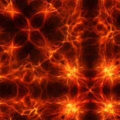 Abstract fiery background with swirling flames and glowing patterns, ideal for digital art and design