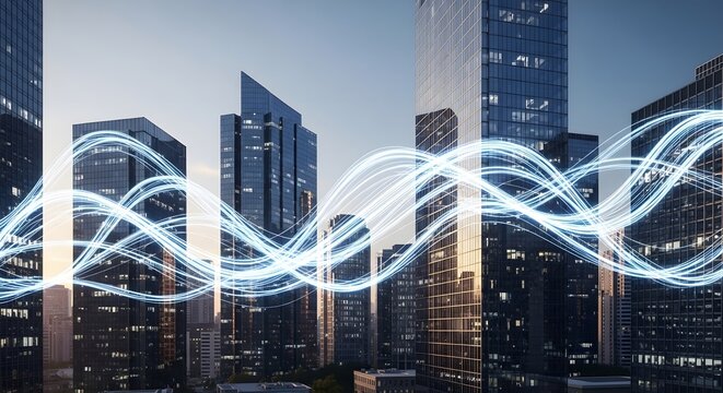 Futuristic Cityscape Innovation and Progress