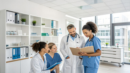 portrait of a medical team