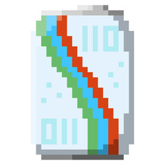 Soda Can Drink 2d 32x32 bit pixel  art 