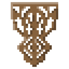 timber ornament 2d pixel art 