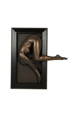 the key of the house  Bill Mack. Elusive, Bonded Bronze Relief Sculpture