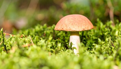 Mushroom in moss