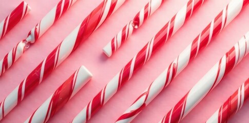 Bold red and white candy cane stripes Sweet lollipop pattern design , red, illustration