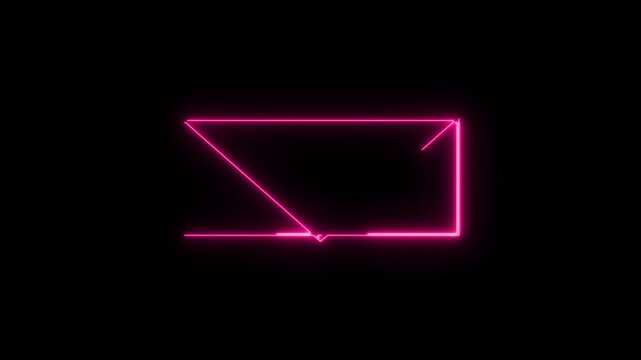 Corporate Card Neon Animation.