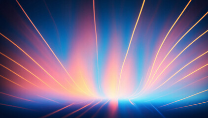 Obraz premium abstract glowing light lines background