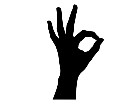 Hand vector silhouette, detailed hand gestures, positions, signs. Ideal arm, hands for illustrations, logos, icons. High quality graphics showcasing human interaction, expression - Powered by Adobe